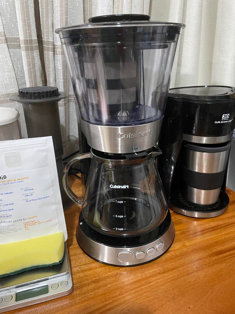 Pre loved Cuisinart Cold Brew Maker TV Home Appliances Kitchen Appliances Coffee Machines Makers on Carousell