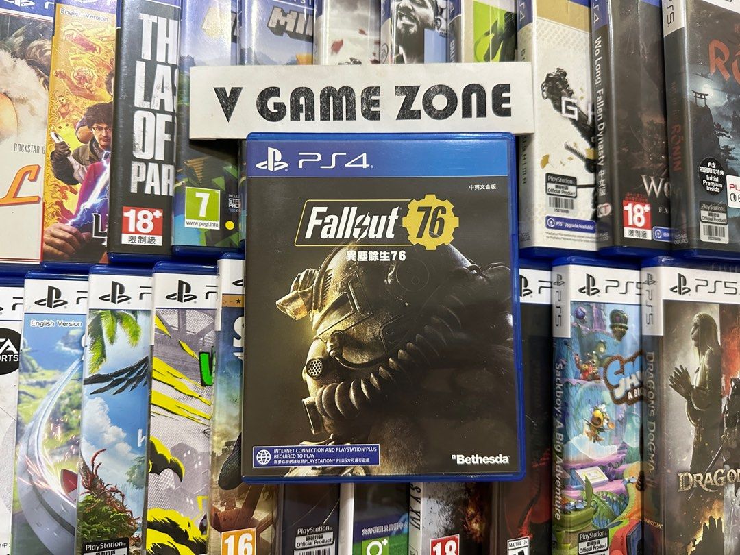 Fallout 76 - PS4 PS5 Used Games Original CD Physical Game Disc, Video  Gaming, Video Games, PlayStation on Carousell