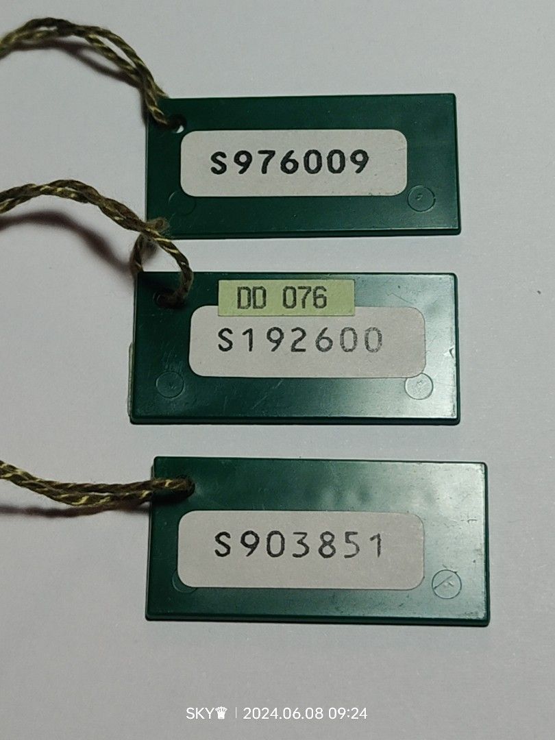Rolex s serial swimpruf tag for box set (Category: Luxury Watches) located in Quezon City. Submitted by sky_sale (Listing ID 1307803309, Image 1). Description: rolex Swimpruf tag s serial year 1993 3500/PC also available rolex box booklet manual tags link bezel leather card holder wallet tag translation calendar case plastic submariner Datejust Daytona explorer gmt.