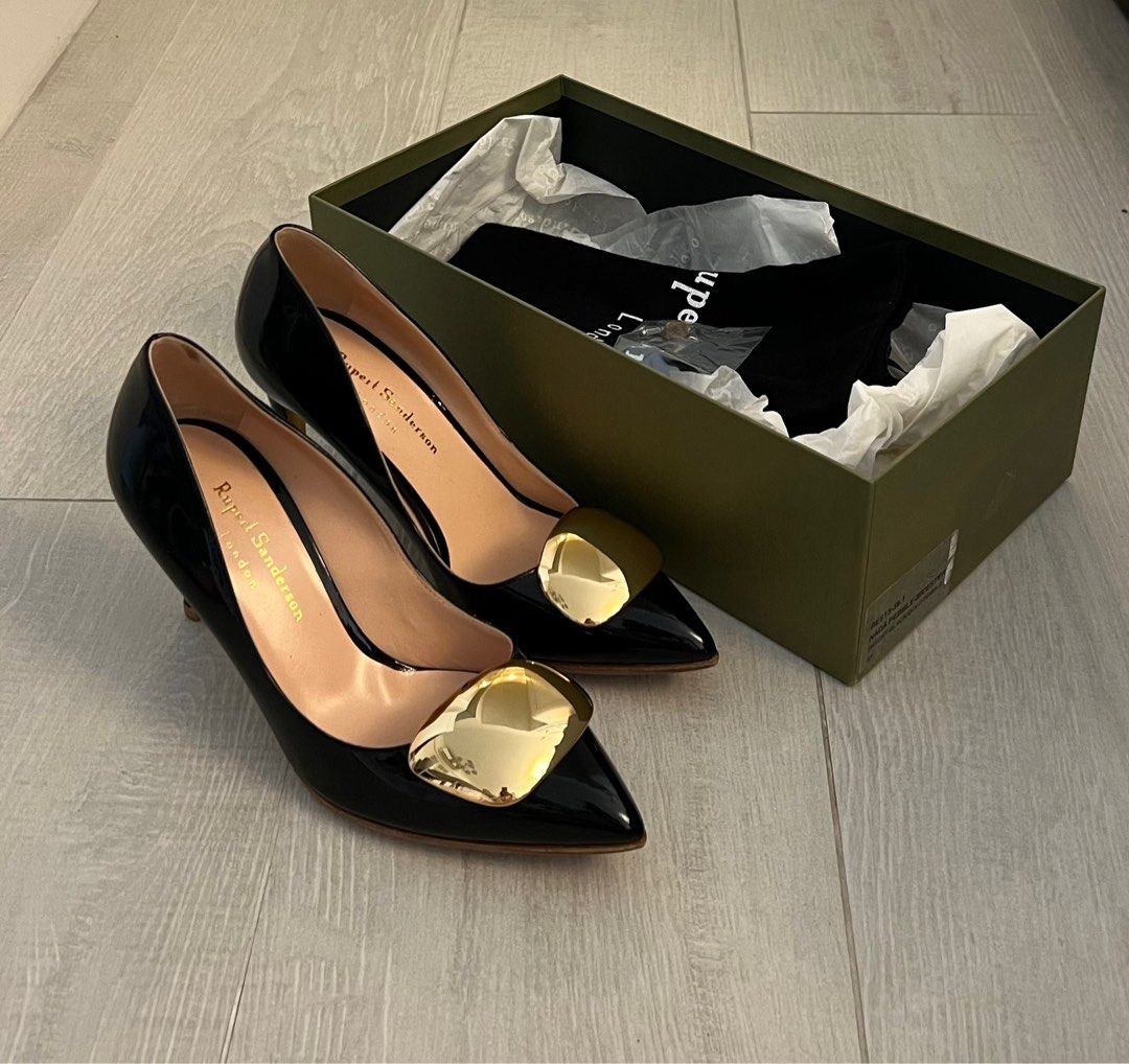 Rupert Sanderson size 37 Black, 女裝, 鞋, 高跟鞋- Carousell
