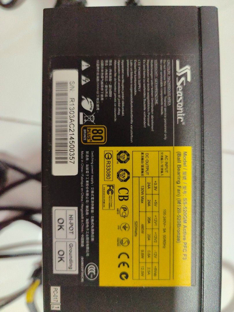 Seasonic 520w psu406092746579005442