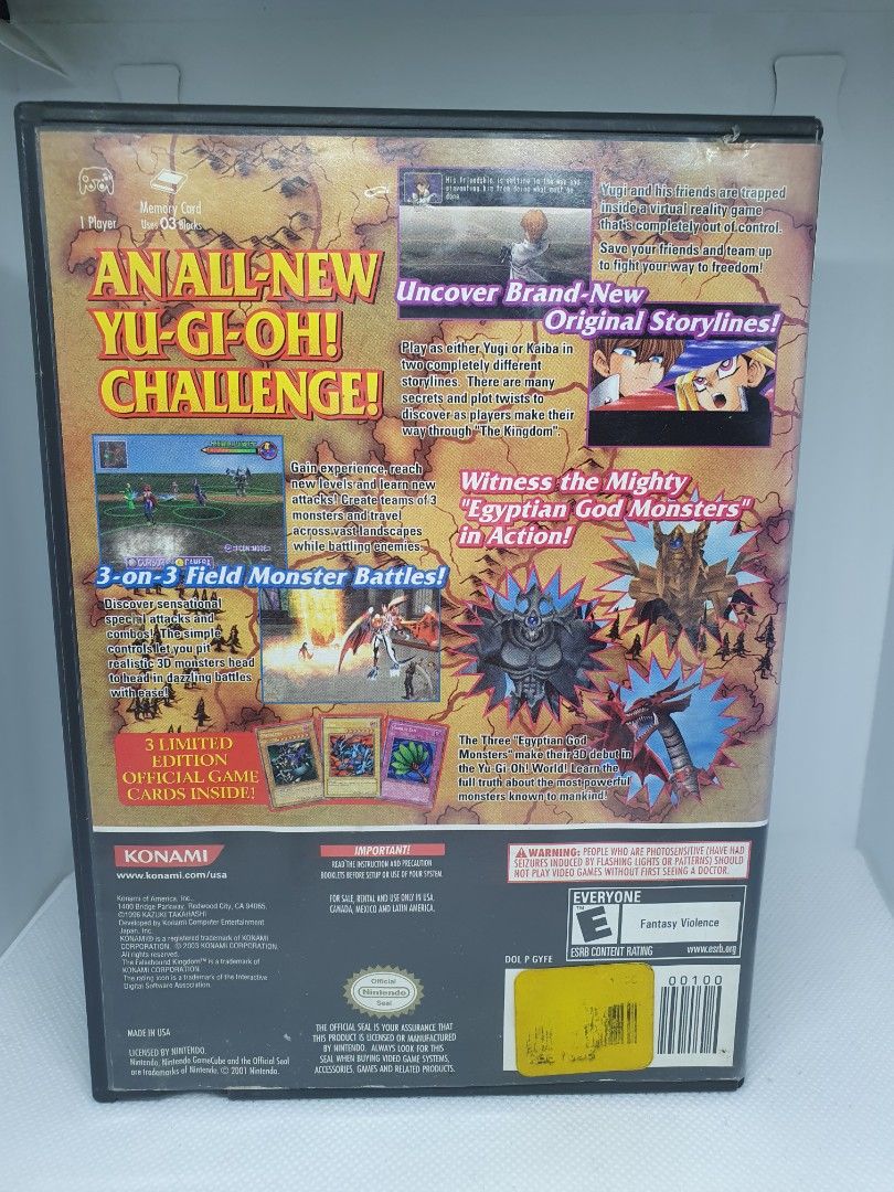 Selling Yu-Gi-Oh Falsebound Kingdom(Nintendo Gamecube) (Category: Nintendo) located in Quezon City. Submitted by itemsforadoption (Listing ID 1307826801, Image 2). Description: Rfs: Its 2024! Happy New Year! Hoping you have a good year ahead of you! If you have questions feel free to send a message. Though I'll most likely be able to reply from 10am to 8pm. Please be patient and understanding. Decluttering games and items that I've picked up or f