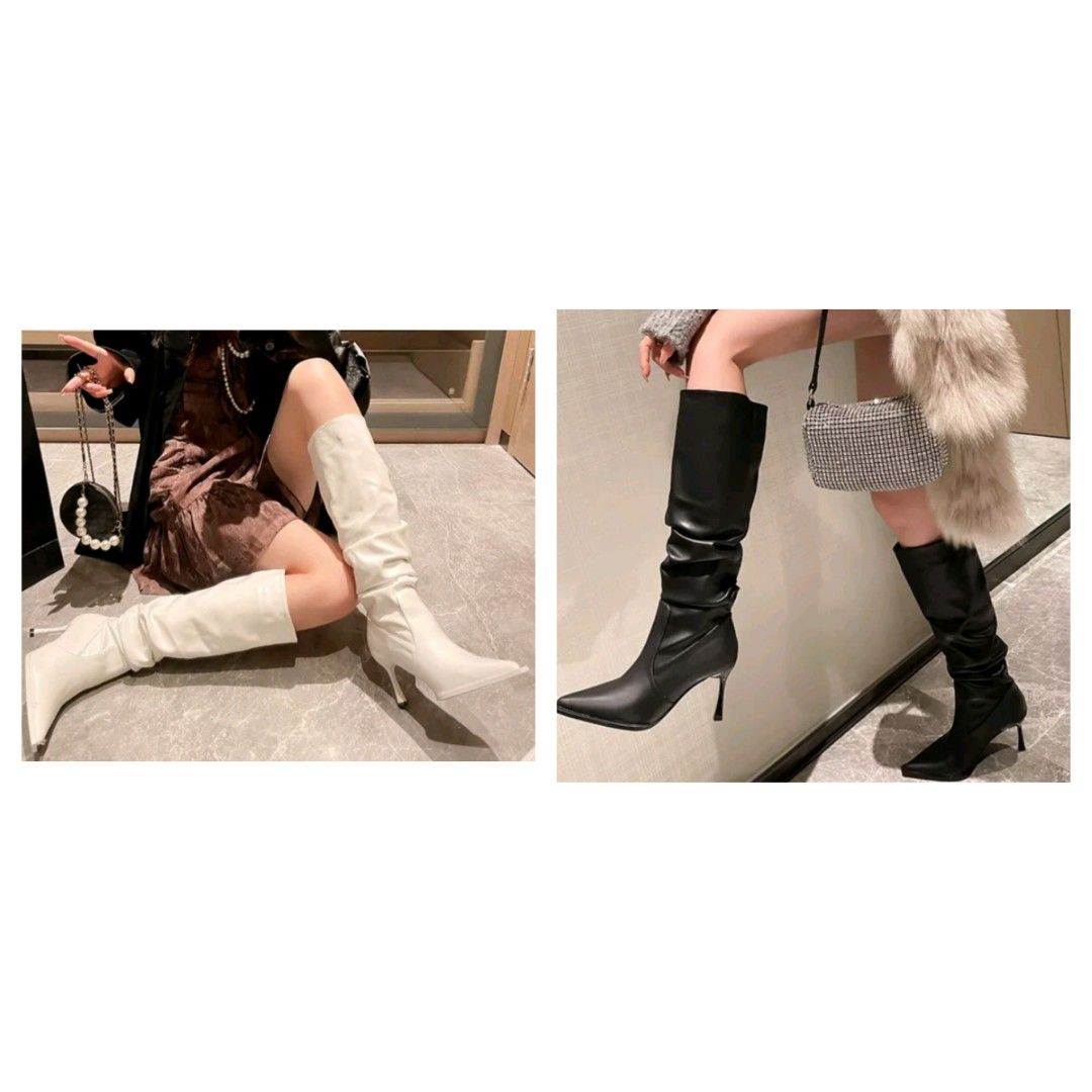 Sepatu Boots Wanita Panjang Hak Tinggi Fashion long boots