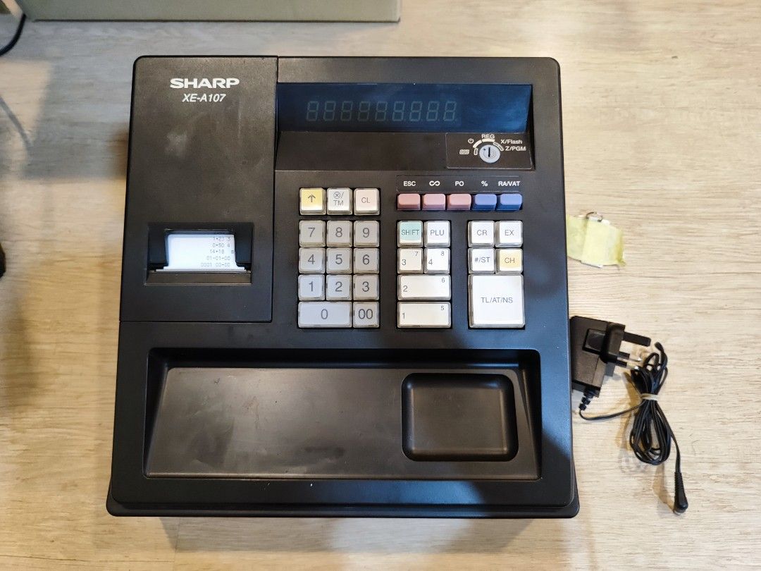 Sharp XEA107 Cash register machine, Computers & Tech, Office