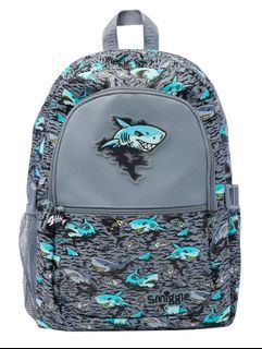 Smiggle Backpack Black Shark