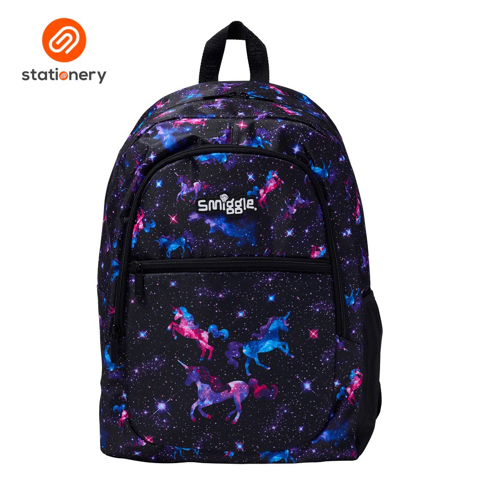 Smiggle Backpack Black Unicorn Women s Fashion Bags Wallets Backpacks on Carousell