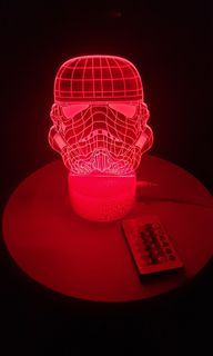 STARWARS RGB/LED Night Lamp - Acrylic Illusion - Stormtrooper