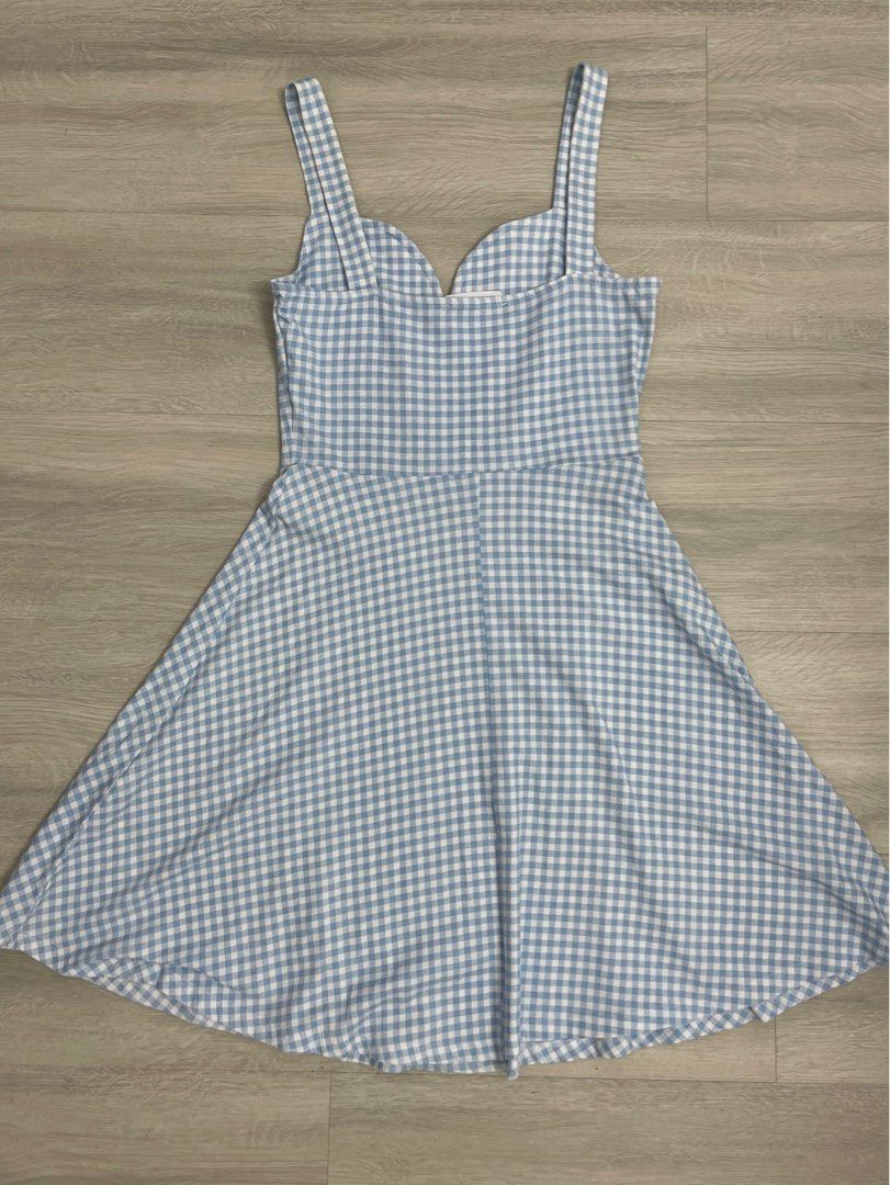 Terranova plaid dress 🩵 (Category: Dresses) located in Jaen. Submitted by cutecottons09 (Listing ID 1307863373, Image 2). Description: Used once True to size and nice fitting 👍 Lp posted 😊.