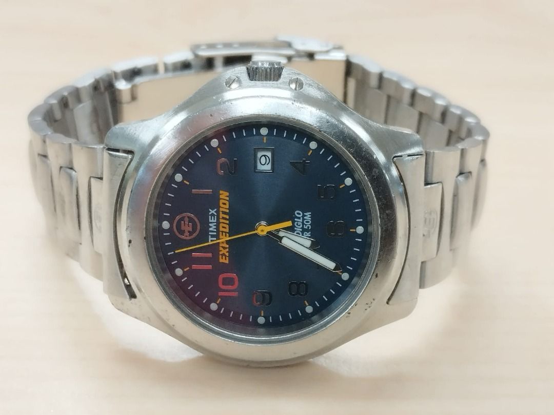 Timex Expedition Indiglo WR 50M Metal Band
