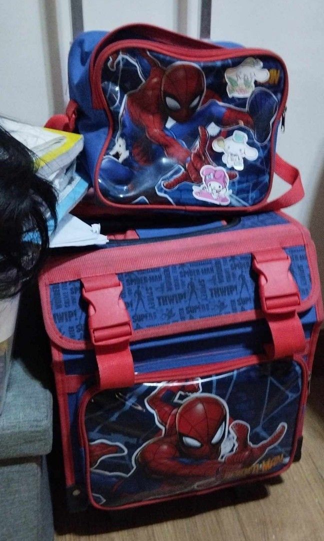 trolley bag (Category: Other Babies Going Out Needs) located in Pasig City. Submitted by maggscruz8 (Listing ID 1307786931, Image 1). Description: no issue used last SY rfs: ayaw mag ulit ng bag ng anak ko.. 😅 slightly nego.