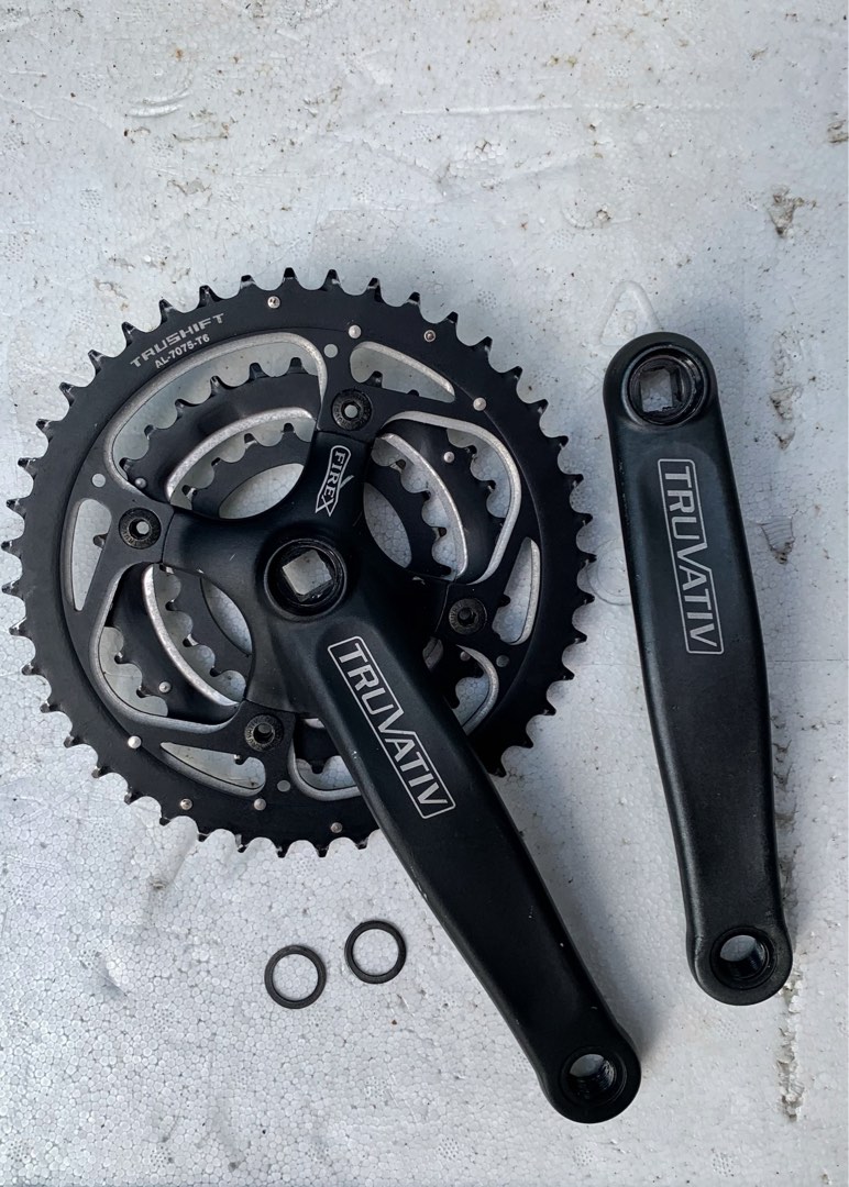Pédalier Triple VTT Truvativ Fived 44-32-22 - Manivelles 170mm, Occasion