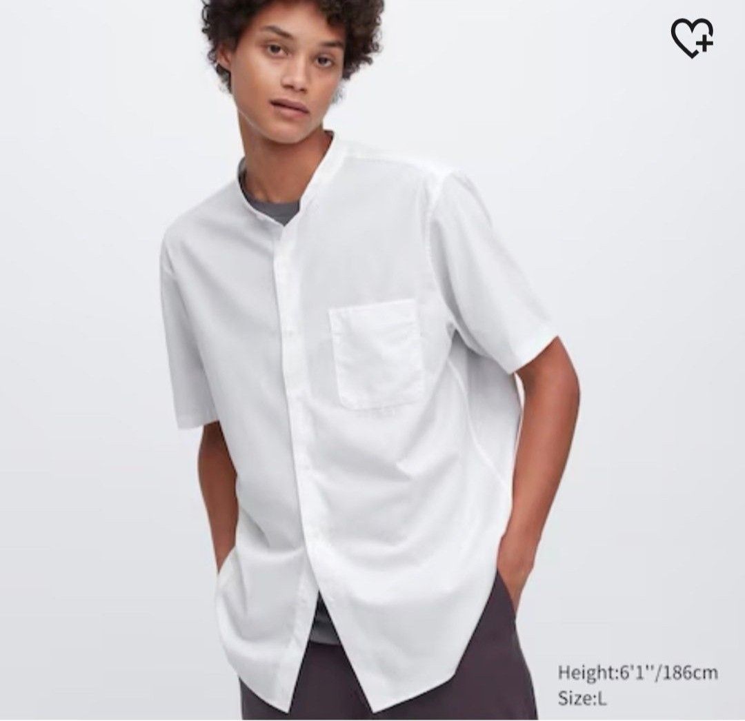 Stand collar short sleeve shirt new arrivals