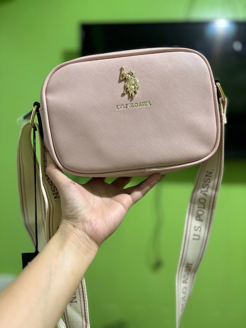 US POLO ASSN CLASSIC ZIP CAMERA BAG, Women's Fashion, Bags & Wallets ...