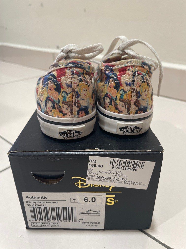 Vans Disney princess shoes