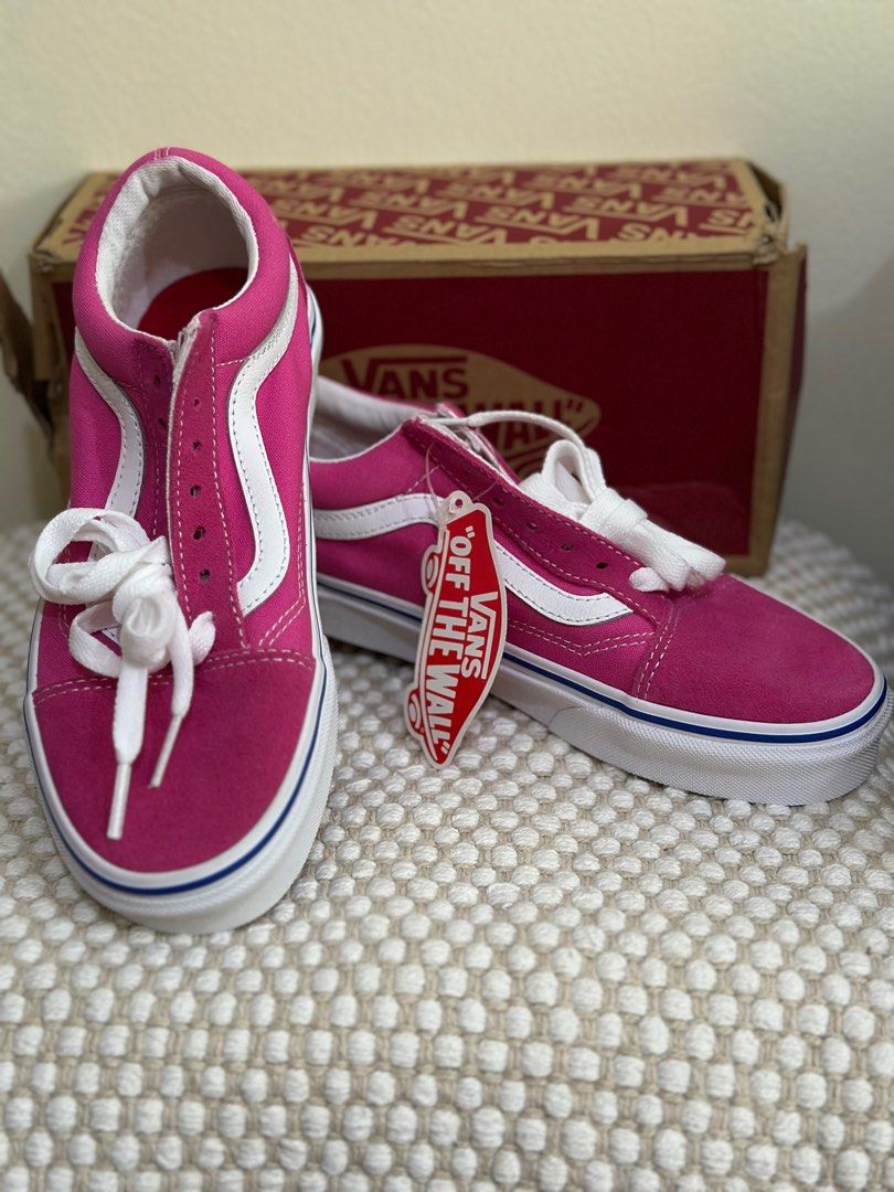 Carmine rose vans on sale