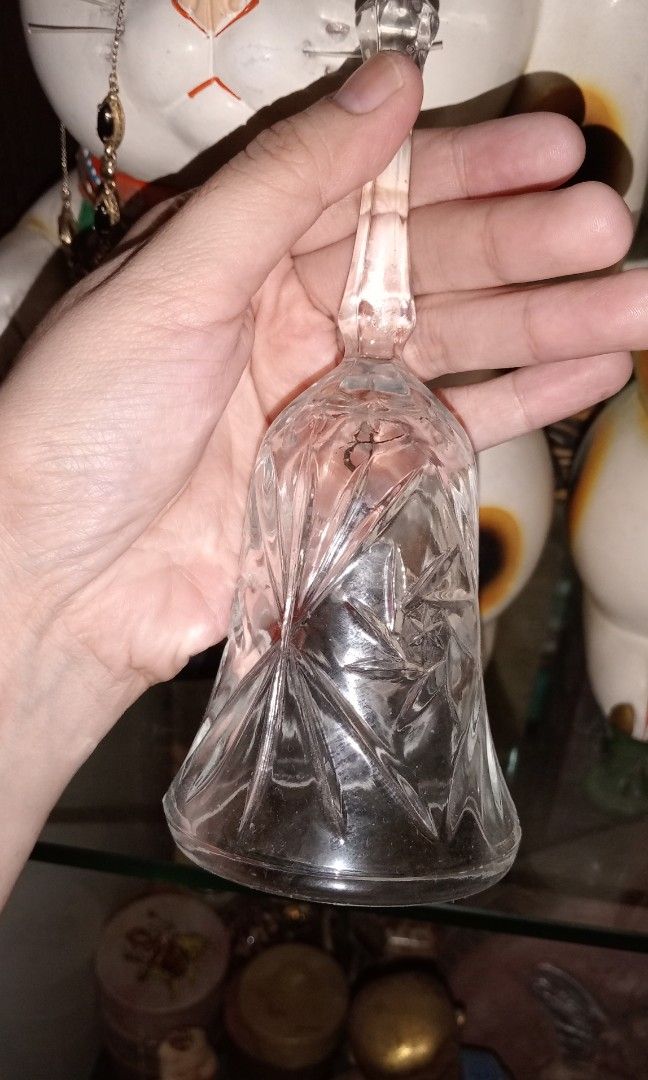 Crystalbell Vintage crystal bell, Hobbies & Toys, Memorabilia & Collectibles ...