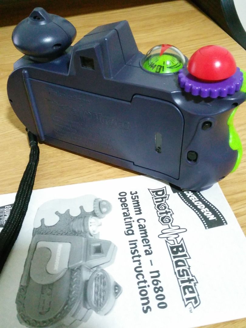 VINTAGE Nickelodeon Photoblaster Film Camera Lomo Lomography lofi not ...
