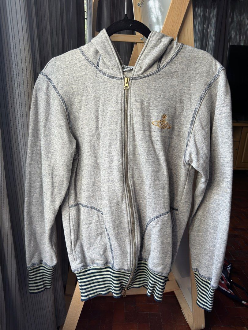 Vivienne westwood grey hoodie on sale