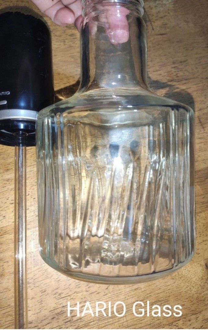 WATER GLASS DISPENSER HARIO (Category: Pitchers & Dispensers) located in Rizal. Submitted by baltiq (Listing ID 1307786401, Image 2). Description: HARIO PHON GLASS DISPENSER ✅pwede gamitin sa tubig, juice, wine ✅hand pressed ✅refillable glass container ✅up to 1.3L. capacity 💰MOP: GCash.