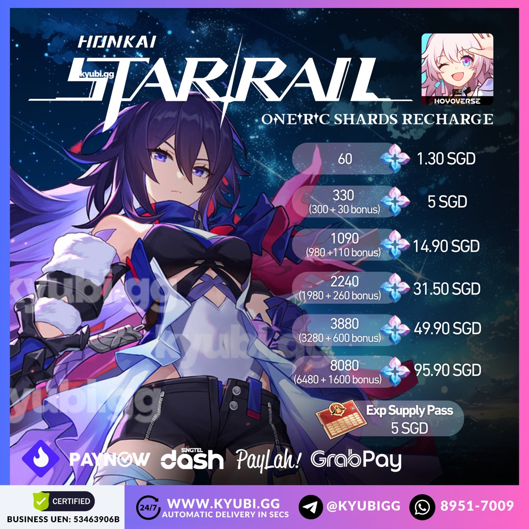 [CHEAPEST | 24/7 WEB | INSTANT | NO LOGIN] Honkai: Star Rail Oneiric ...