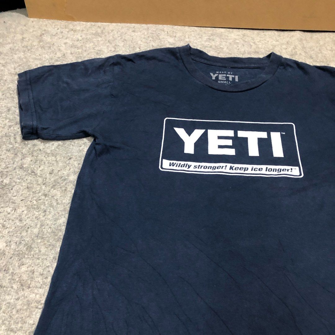 YETI COOLERS Basic T Shirt Crew Neck Official Merch Size Small (Category: Tshirts & Polo Shirts ) located in Santa Rosa. Submitted by sergids (Listing ID 1307779267, Image 2). Description: YETI COOLERS Basic T Shirt Crew Neck Official Merch Size Small Great condition. Check fitting tops to ensure this fits you. Dimensions below are exact measurements, see pics as well for comparison. 10/10 Condition and Colorway Dimensions: Size Small 17” width x