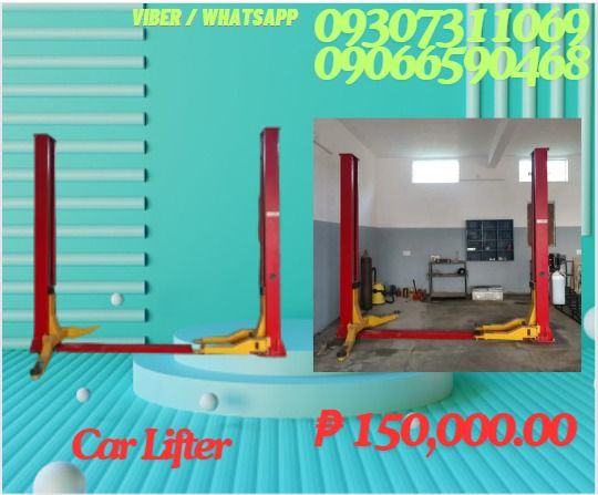 2 Post Car lifter 3.5tons (Category: Construction Tools & Equipment) located in Caloocan City. Submitted by chrisultim10753 (Listing ID 1311817613, Image 1). Description: ✅ Guaranteed lowest price ✅ Quality products ✅ Big discount for bulk orders ✅ 100% LEGIT TRUSTED SUPPLIER! ✅ With Complete Legal Documents ✅ BIR Registered ①Dual points Manual unlock ②Toe protector included ③Iron motor +plastic oil tank ④ Up Arm lock standard; ⑤ 4 straight 2 sta