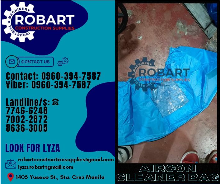 Aircon Cleaner Bag for Split Type (Category: Construction Tools & Equipment) located in Manila. Submitted by lyzarobart11 (Listing ID 1311730302, Image 1). Description: Aircon Cleaner Bag for Split Type 1Hp 𝐒𝐄𝐍𝐃 𝐔𝐒 𝐌𝐄𝐒𝐒𝐀𝐆𝐄 𝐅𝐎𝐑 𝐈𝐍𝐐𝐔𝐈𝐑𝐈𝐄𝐒 ❗️ 0 9 6 7 3 8 1 8 2 2 7 0 9 6 0 3 9 4 7 5 8 7 𝐋𝐚𝐧𝐝𝐥𝐢𝐧𝐞 𝐍𝐮𝐦𝐛𝐞𝐫𝐬: 𝟕 𝟕 𝟒 𝟔 - 𝟔 𝟐 𝟒 𝟖 / 𝟕 𝟎 𝟎 𝟐 - 𝟐 𝟖 𝟕 𝟐 / 𝟖 𝟔 𝟑 𝟔 - 𝟑 𝟎 𝟎 𝟓 𝐋𝐎𝐎𝐊 𝐅𝐎𝐑 𝐋𝐘𝐙𝐀 �