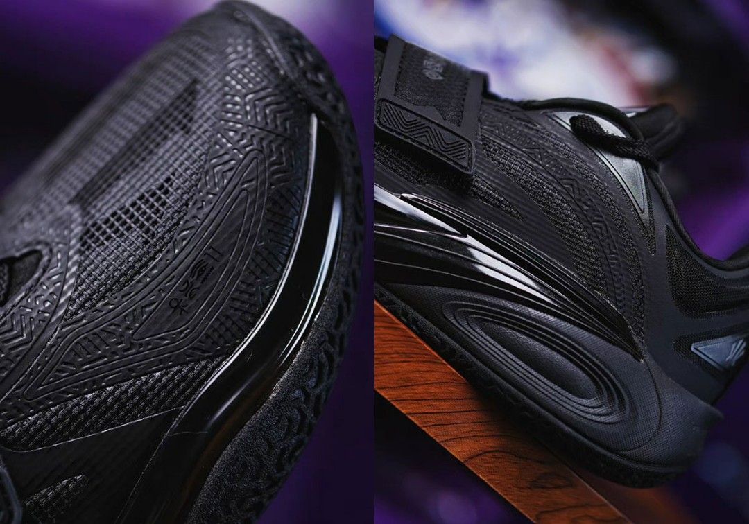 Anta Kai 1 Triple Black US9.5, Men 