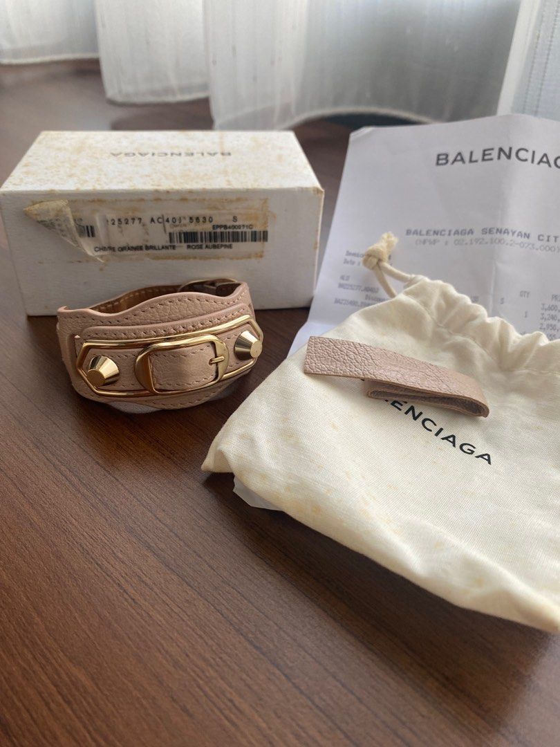 BALENCIAGA BRACELET GELANG BALENCIAGA receipt senayan city
