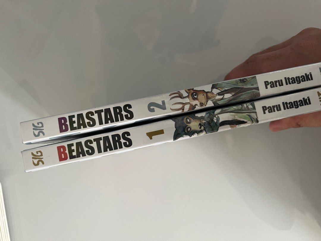 Beastars 1 and 2 (Category: Comics & Manga) located in Pasig City. Submitted by aerlibris (Listing ID 1311740504, Image 2). Description: Brand new (with Fully Booked price tag) .
