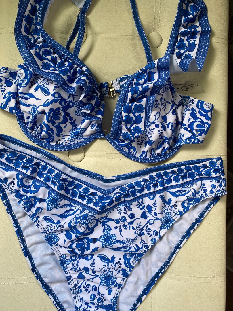 Mini Ruffle Floral Bikini Set