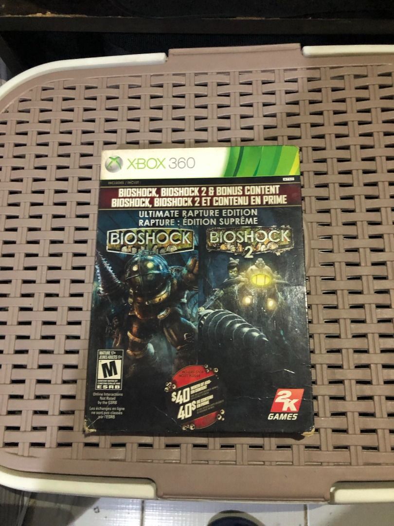 BIOSHOCK 1 & 2 Ultimate Rapture Edition For XBOX360, Video Gaming ...