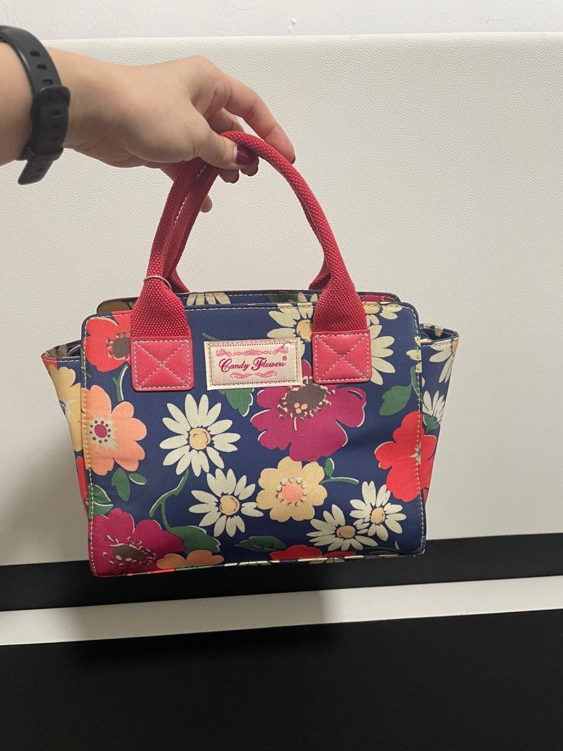BN Floral Handbag Blue Cath Kidston inspired