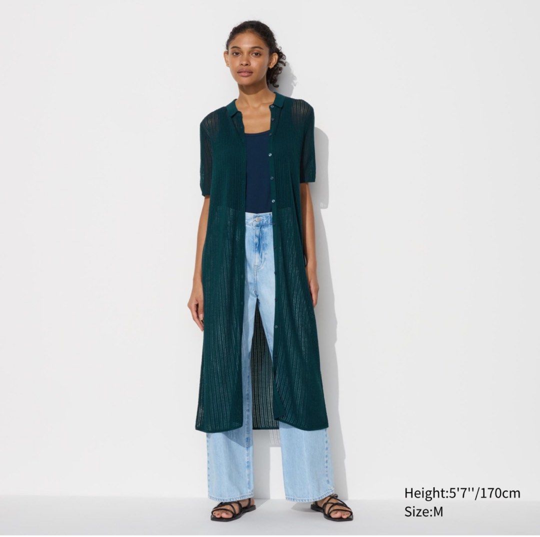 BNWT UNIQLO NEW LACE KNIT 2way DRESS, Women's Fashion, Dresses & Sets,  Dresses on Carousell