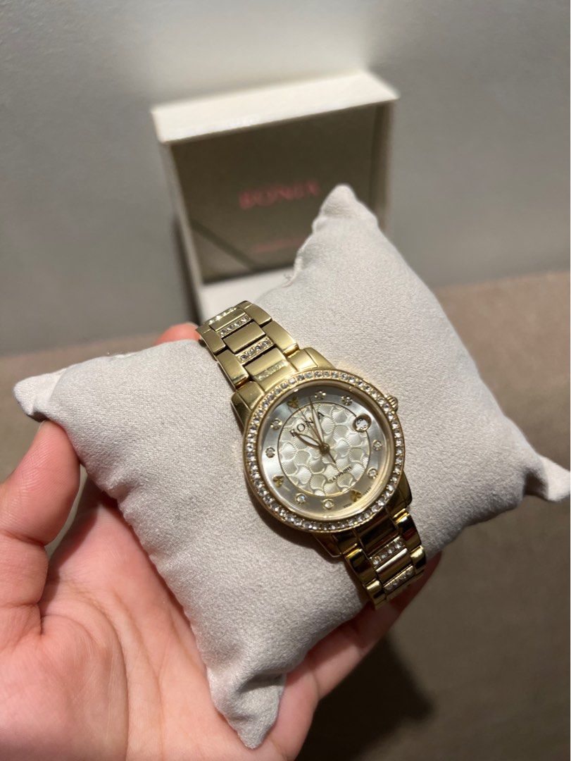Bonia Original Crystal Swarovski Women s Fashion Watches Accessories Watches on Carousell