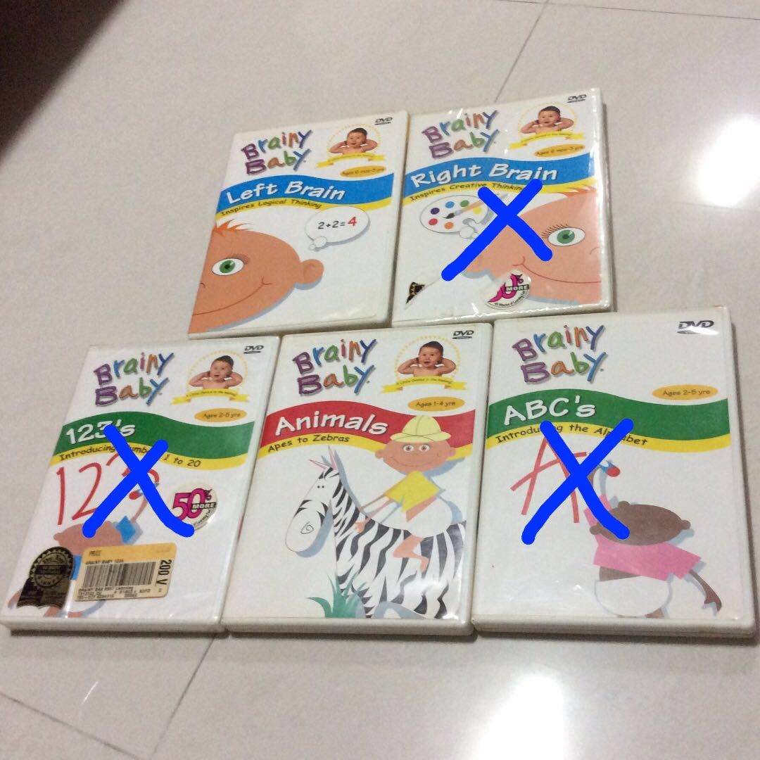 Brainy Baby Education DVD (Kids), Hobbies Toys, Music Media