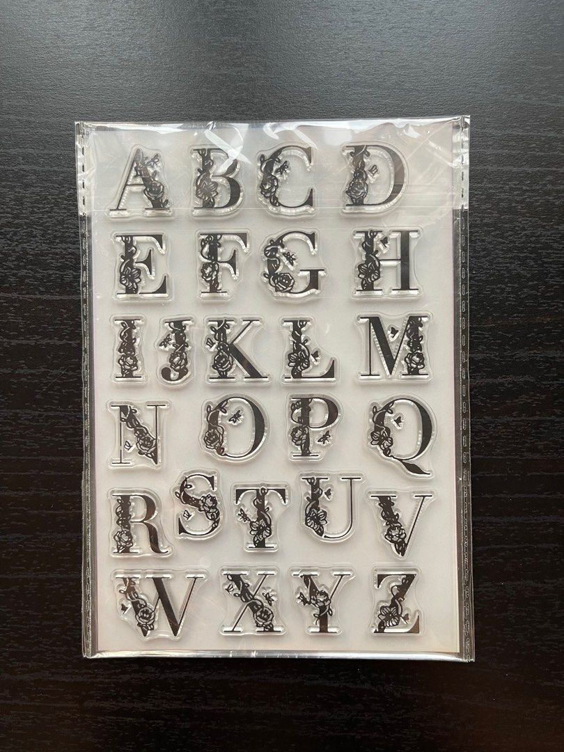 Brand New Ink Scribbler Clear Stamps - Letters (Category: Craft Supplies & Tools) located in Marikina City. Submitted by chineelaz (Listing ID 1311795495, Image 1). Description: Brand new and never used. Original price: Php 399. MOP: GCash, Metrobank, BDO..