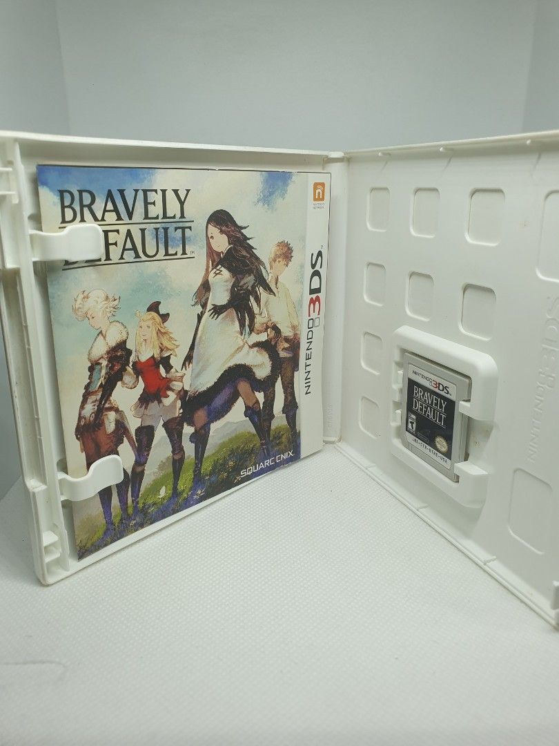 Bravely Default (Nintendo 3DS) (Category: Nintendo) located in Quezon City. Submitted by itemsforadoption (Listing ID 1311734968, Image 3). Description: Rfs: Its 2024! Happy New Year! Hoping you have a good year ahead of you! If you have questions feel free to send a message. Though I'll most likely be able to reply from 10am to 8pm. Please be patient and understanding. Decluttering games and items that I've picked up or for friends and family. P