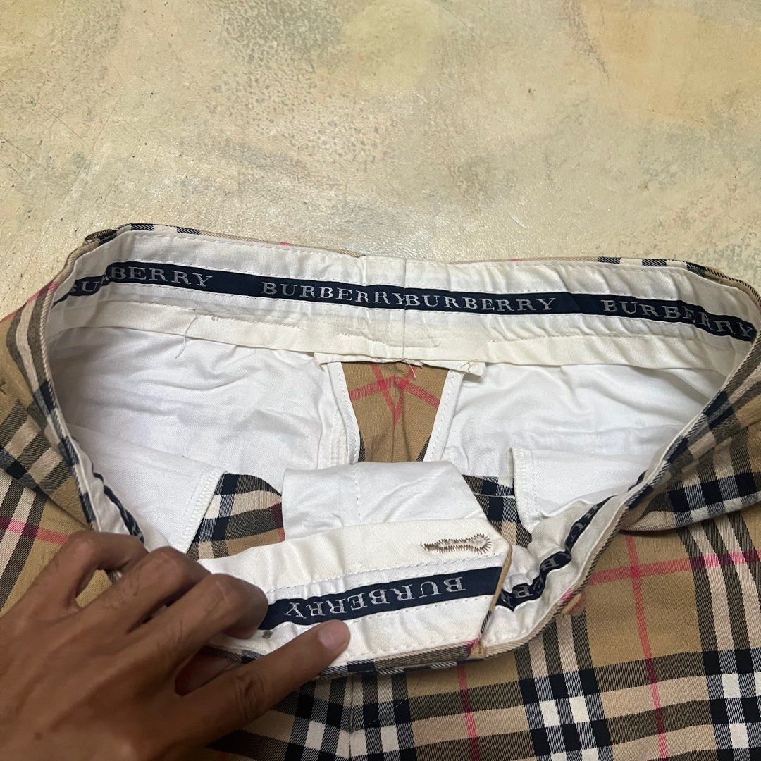 Burberry nova check pants deals