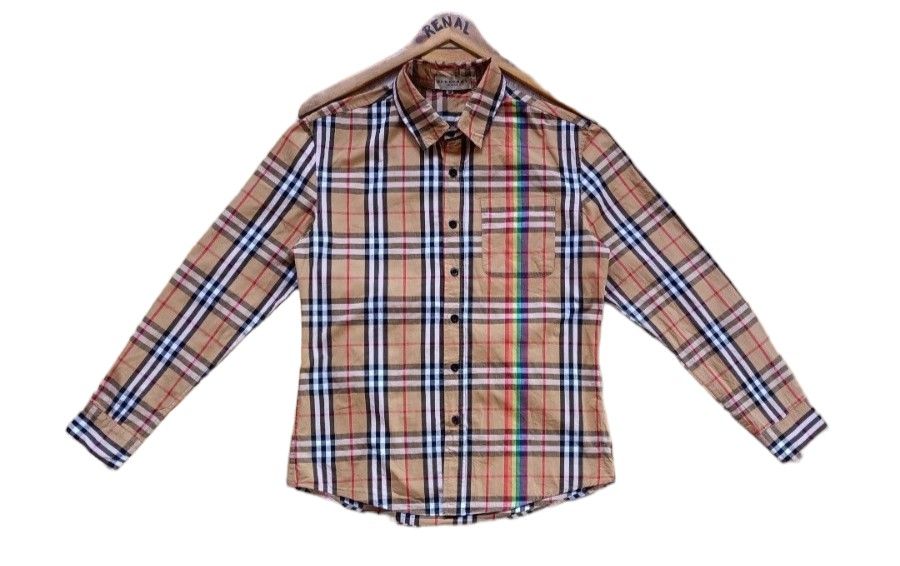 Burberry rainbow plaid shop