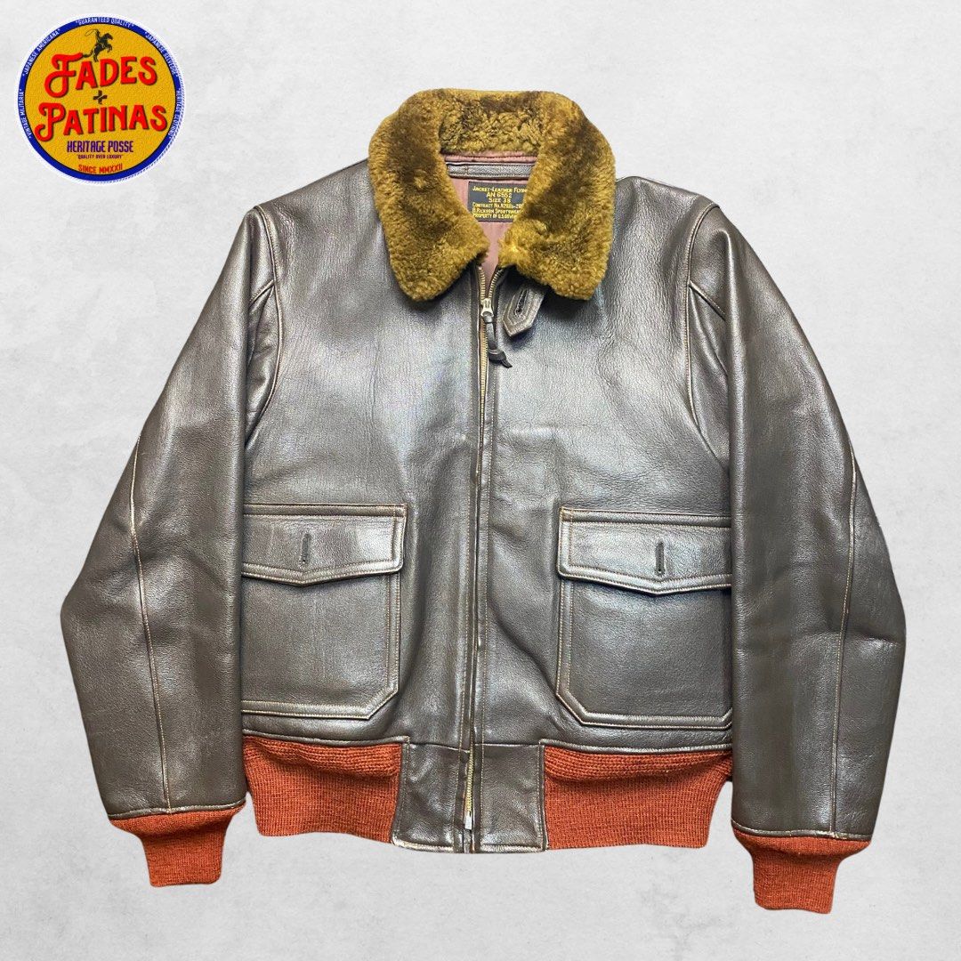 Buzz Rickson’s AN6552 Jacket (Category: Coats, Jackets and Outerwear) located in Roxas City. Submitted by fadesandpatinas (Listing ID 1311852667, Image 1). Description: Buzz Rickson’s AN6552 Jacket Tagged 38 Best fit Medium Measurements : Pit - 21” Length - 26” Shoulder - 17.5” Sleeve - 23” The AN6552 is the successor to the M-422A worn by the US Navy and US Marine Corps. Like the M-422A, it is made of supple goatskin and is almost identical in a