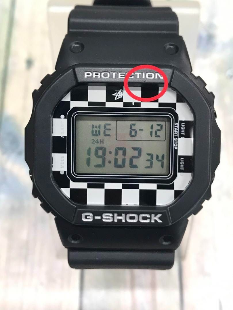 G-SHOCK STUSSYコラボ フラッグチェック G-SHOCK DW-5600VT