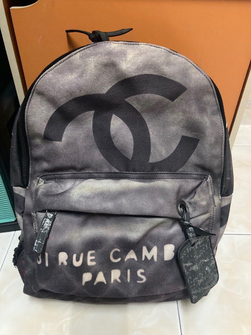 Chanel disinterested backpack graffiti replica