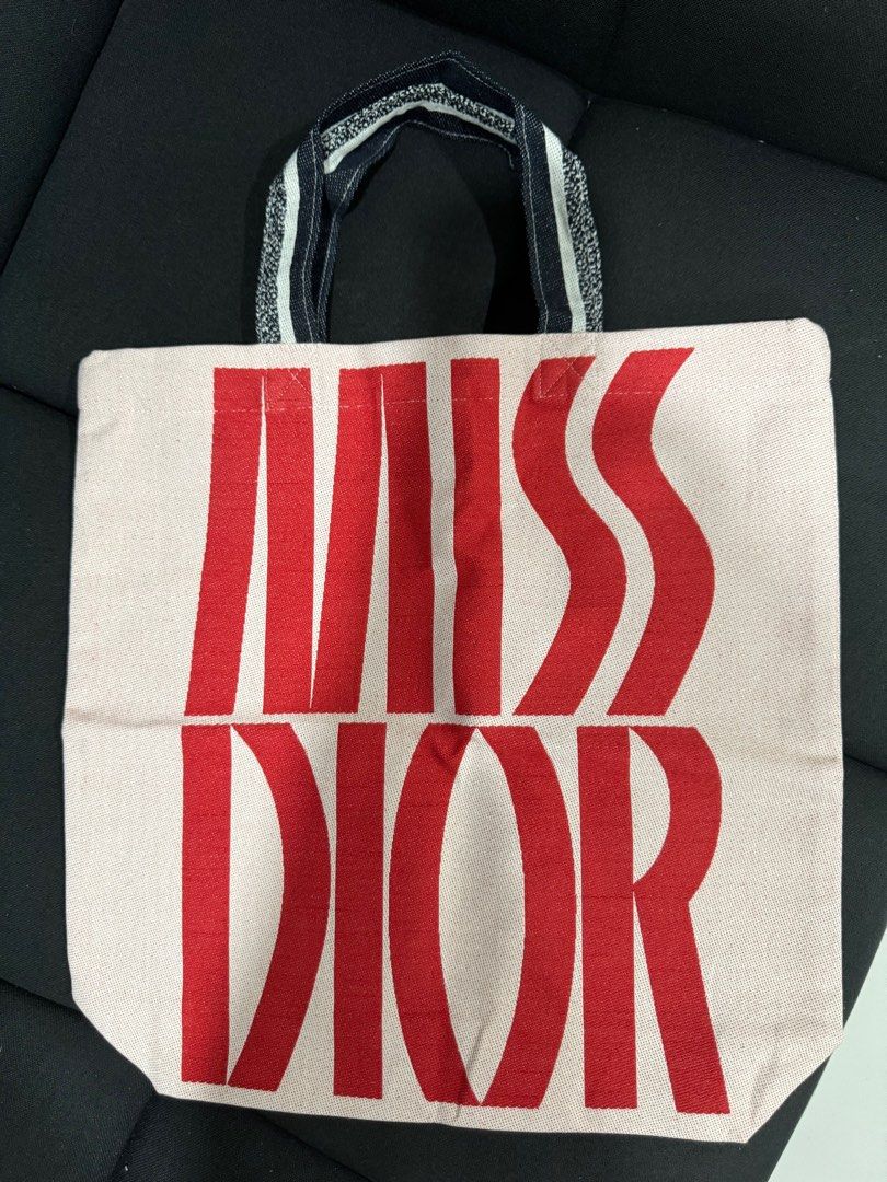 Dior exhibition tote bag on sale