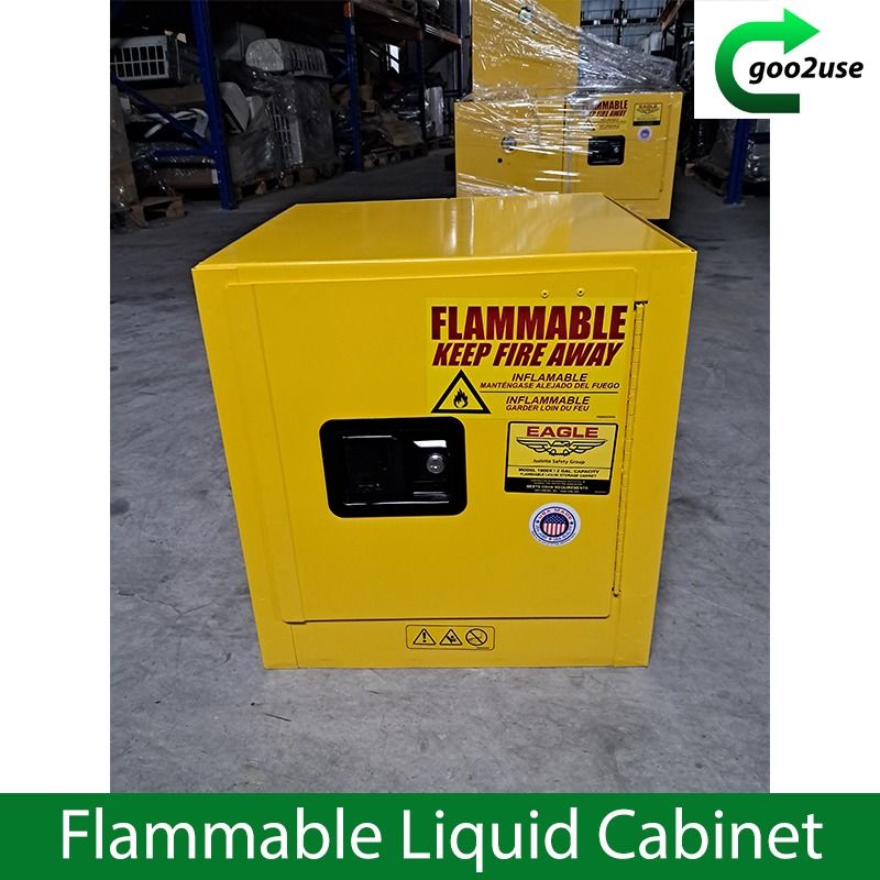 Eagle Justrite Flammable Liquid Cabinet 2 Gallon Storage [Goo2use ...