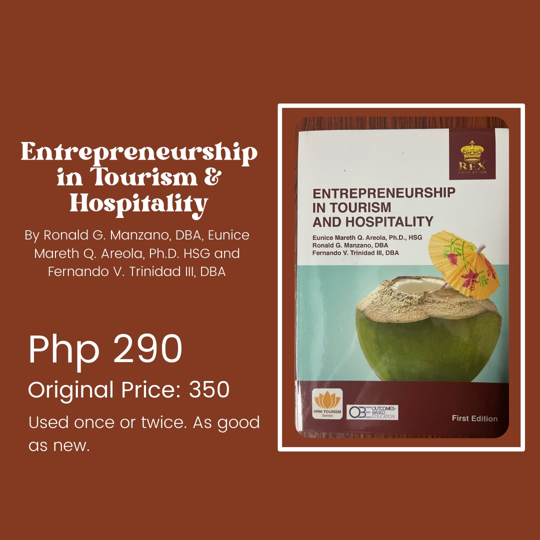 Entrepreneurship in Tourism & Hospitality (2021 Edition), Hobbies ...