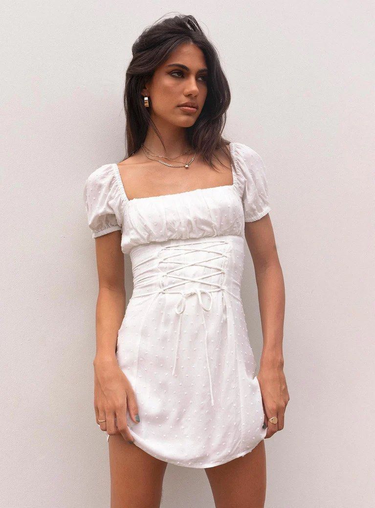 fauci mini dress white princess polly, Women's Fashion, Dresses & Sets, Dresses on Carousell fauci mini dress white princess polly, Women's Fashion, Dresses & Sets, Dresses on Carousell