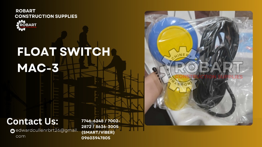 float switch mac-3, Commercial & Industrial, Construction & Building ...