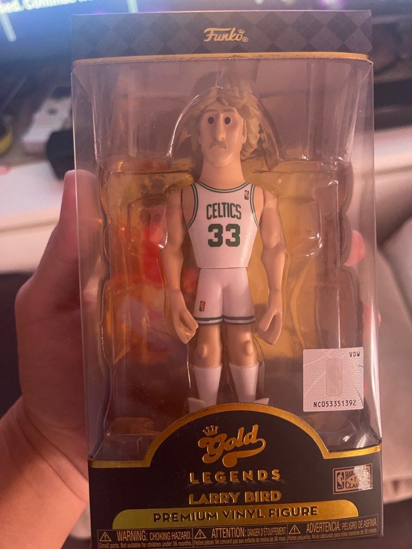 Funko Gold Larry Bird (Category: Designer & Blind Box Toys) located in Quezon City. Submitted by micorgi (Listing ID 1311754388, Image 1). Description: Brand new and sealed in box, very nice box condition :).