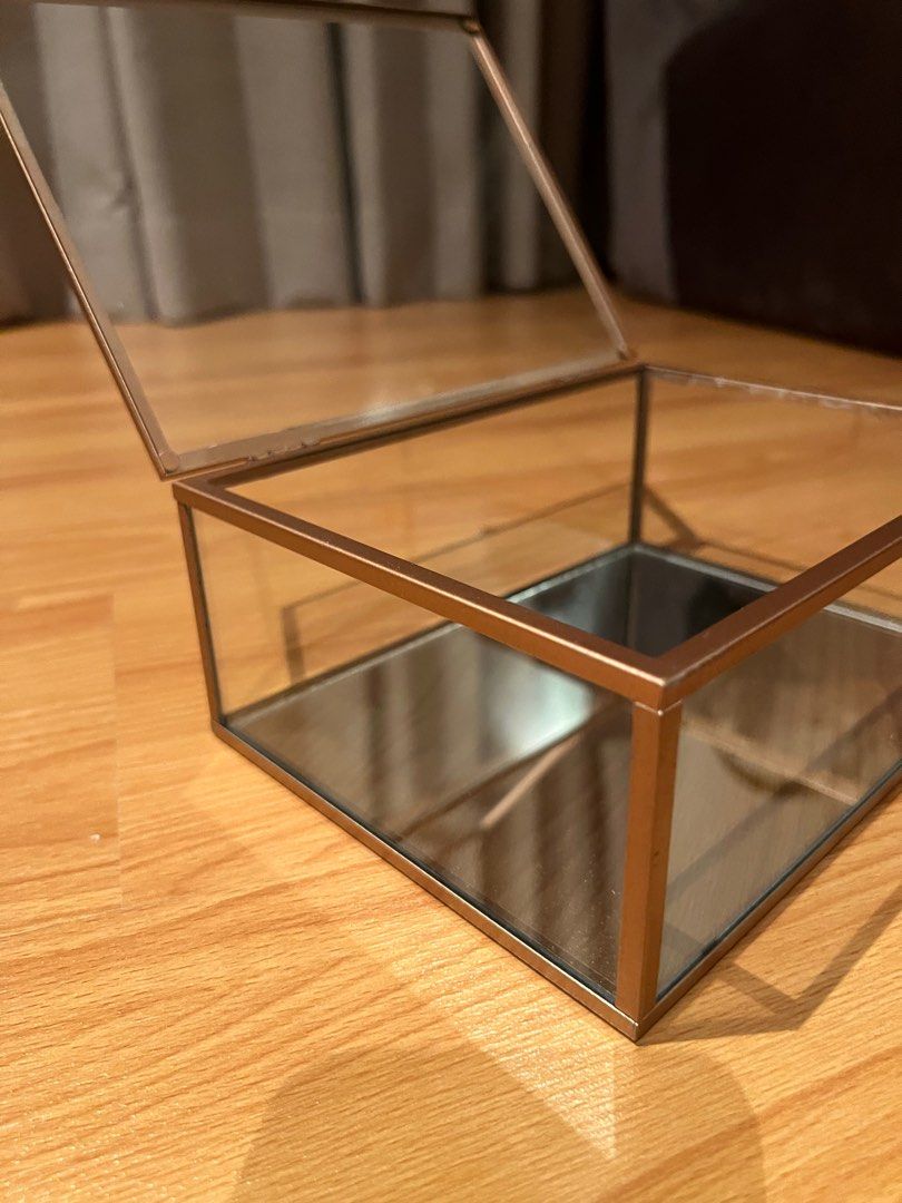 Glass box, Furniture & Home Living, Home Decor, Vases & Decorative ...